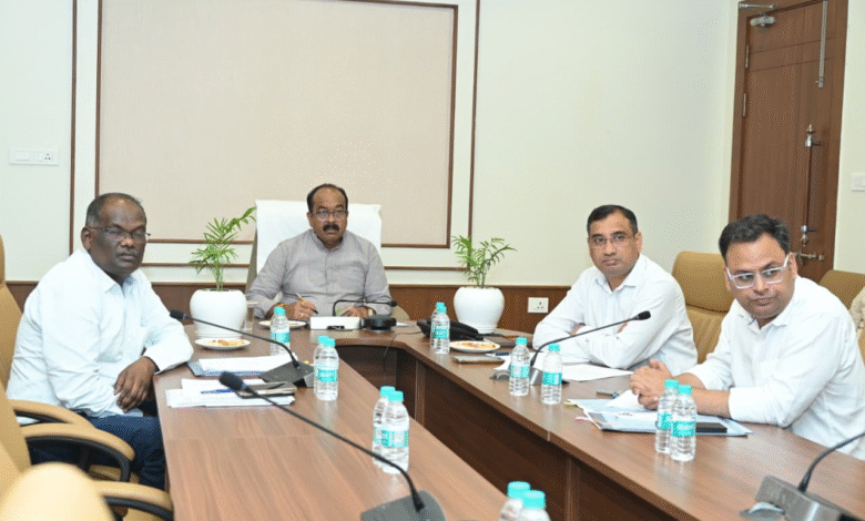 Review Meeting: Deputy Chief Minister Arun Saw attended the online review meeting of the Union Ministry of Housing and Urban Affairs