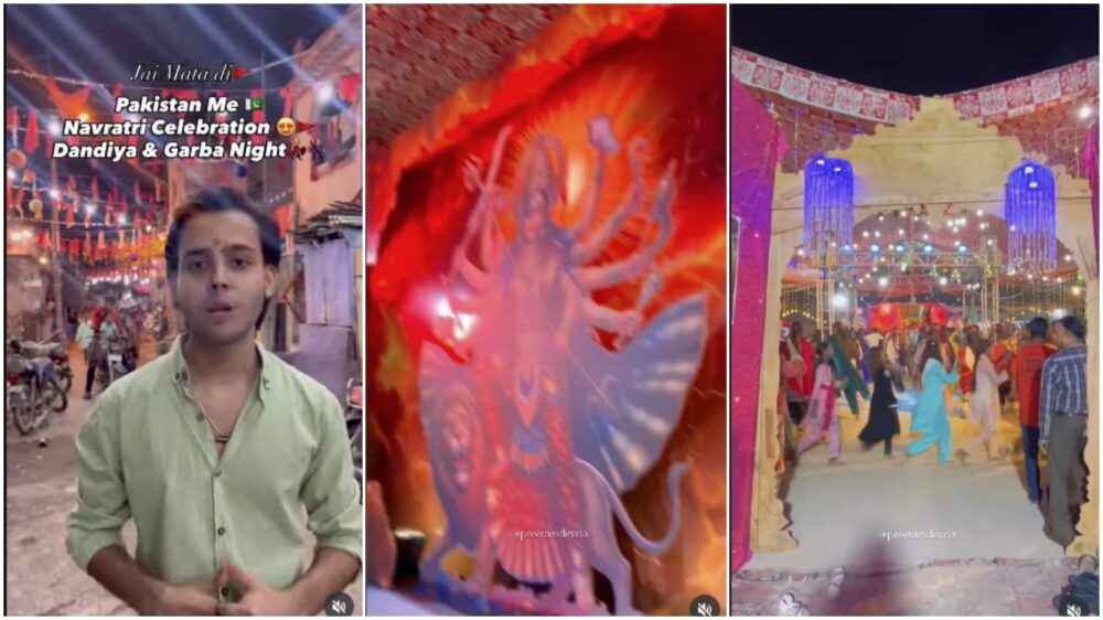 Navratri in Pakistan: This news is unbelievable, but true! Navratri celebrations resonate in Pakistan! This vlogger's display will leave you stunned...watch the video here.