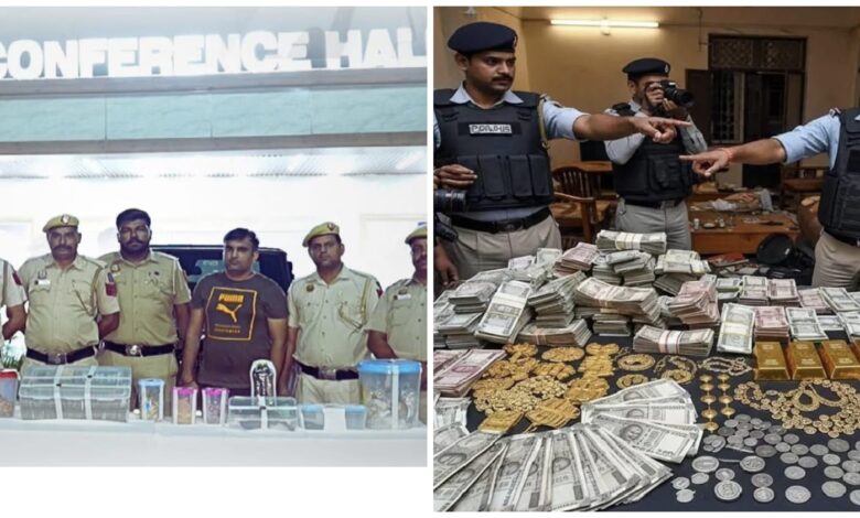 Raids on Gangster Gangs: Police crack down on gangster network! Raids on 58 locations... A huge amount of cash, gold, and silver recovered.