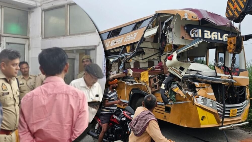 Horrific Road Accident : धार्मिक यात्रा में तबाही…! काशी दर्शन के लिए निकले छत्तीसगढ़ के श्रद्धालुओं की बस ट्रेलर से टकराई…! 4 की दर्दनाक मौत 9 गंभीर