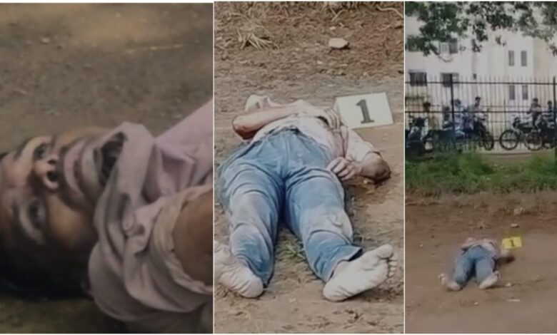 Dead Body Found: Unknown body found in Science College ground of Raipur...! Murder or suicide…? FSL and crime branch on the spot… watch video here