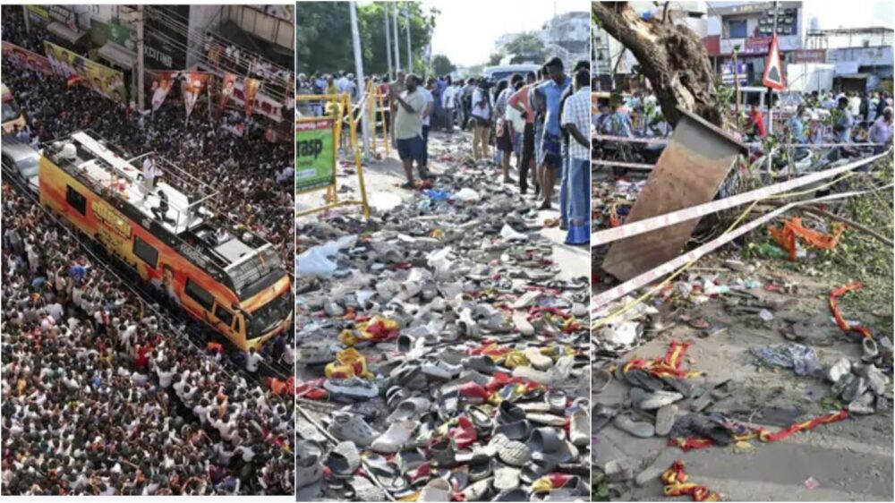 Karur Stampede at Vijay Rally: Actor Vijay will give ₹20 lakh each to the families of the deceased...! So far, 39 people have died and 95 have been injured in the stampede.