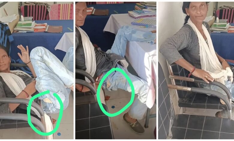 Drunk Headmaster: This is the school's female headmaster, drunk...! Feet on the table, bread in her pocket... The collector suspended her... after saying 'thank you'... Listen to the video here.
