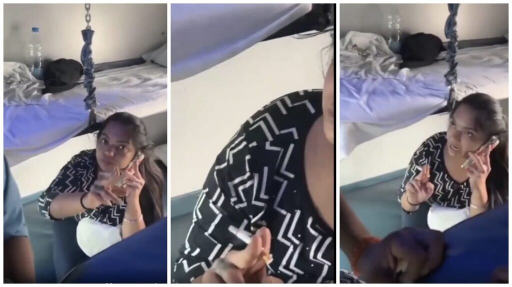 Smoking in AC Coach : ट्रेन में एसी कोच में सिगरेट पीती महिला का वीडियो वायरल…! यात्रियों से की बहस…रेलवे सख्त…आप यहां भी देख सकते हैं Video