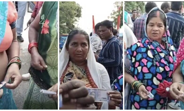 Vote Chor Gaddi Chhod: The Congress Party's credibility is in question in Mungeli! Women level serious allegations at the "Vote Chor Gaddi Chhod" rally. Listen to the video here.
