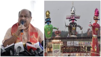 Raipur WRS Dussehra Ground: MLA Purandar Mishra makes a historic announcement...! Dussehra's form has changed...not the burning of Ravana, but the celebration of Ram's victory...listen to the video here