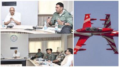 CG Rajyotsava: Air Force aerial stunt for the first time in Silver Jubilee Rajyotsava... Suryakiran Aerobatic Team ready... Additional Chief Secretary Subrat Sahu held a meeting of officials