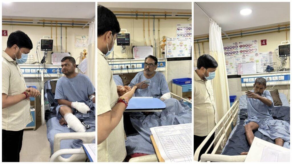 Godavari Plant Accident : गोदावरी प्लांट हादसे में 6 मजदूरों की दर्दनाक मौत…! घायलों से मिलने अस्पताल पहुंचे MLA अनुज शर्मा