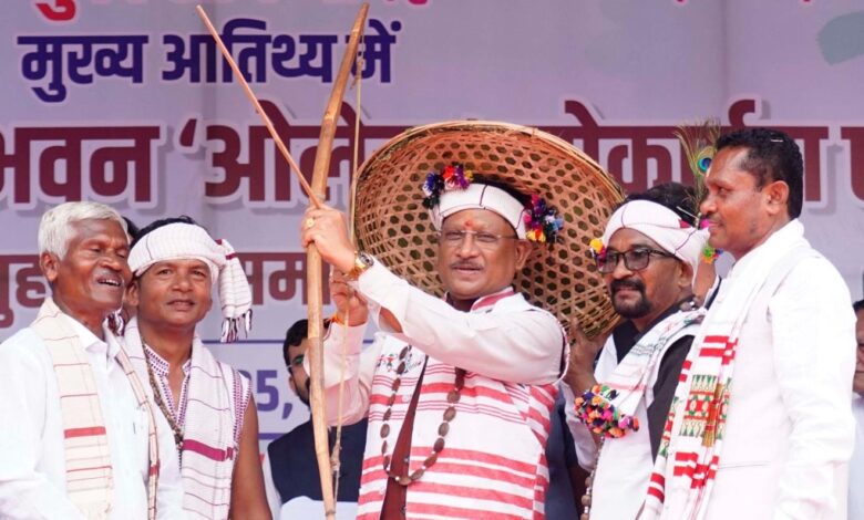 Nuakhai Reunion Ceremony: Chief Minister Vishnudev Sai attended the division level Nuakhai reunion ceremony of Dhurva community and the inauguration program of the newly constructed social building "Olekh" in Jagdalpur.