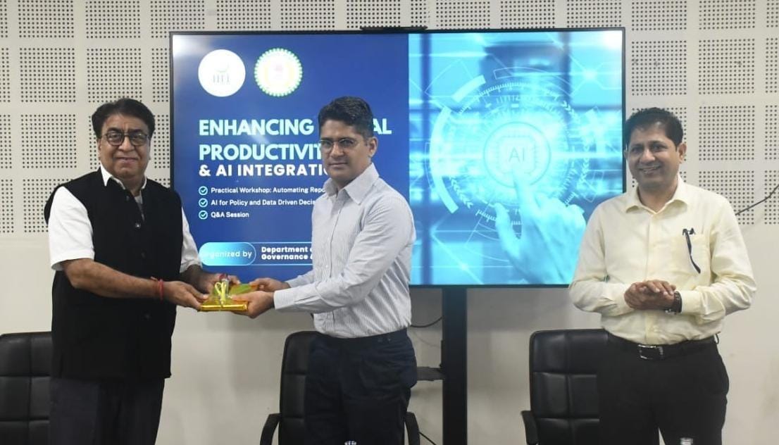 Nava Raipur: Training on Digital Productivity Enhancement and AI Integration at Triple-IT Nava Raipur, IT and AI essential for speeding up administrative work and transparency, emphasis on digital productivity to strengthen responsible administration