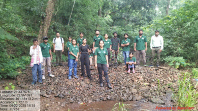 Internship Training: Forestry students from Jhansi reached Barnawapara Sanctuary for internship, taking training in wildlife management and conservation.