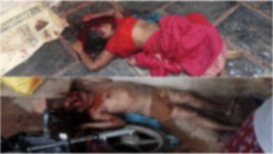 Double Murder: A sensational double murder in Khairagarh early in the morning... Couple brutally murdered... Neighbor in custody