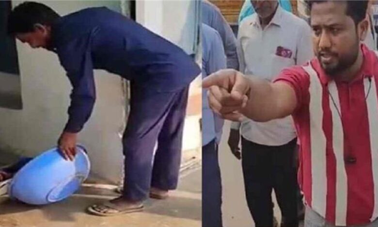 Dispute: Action or bullying? The CMO threw garbage at a BJP leader's house! Questions were raised about administrative action... The video went viral... Watch here.
