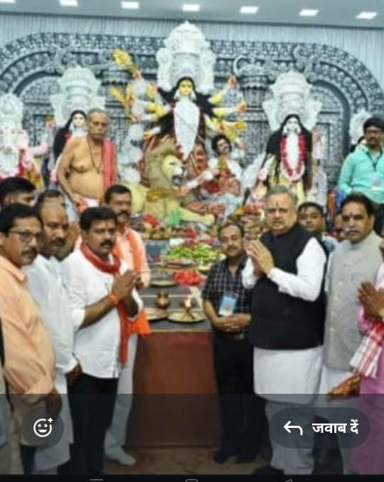 A grand Durga Puja celebration took place at Mana Camp! Senior leaders, including the Governor, visited Maa Durga... A sea of devotees gathered.