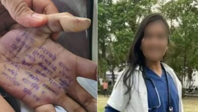 Rape of Doctor: Female doctor commits suicide! Sub-inspector accused of raping her four times...suicide note written on palm