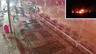 Jaipur-Ajmer Highway: Massive fire on the highway! More than 200 cylinders exploded...only one skeleton recovered...the horrifying scene captured on CCTV...watch the video here.