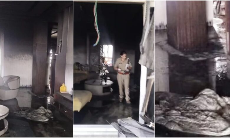 Death by Suffocation: A tragic incident... A penthouse engulfed in flames! Congress leader Pravesh Aggarwal lost his life trying to save his family... Watch the video here.