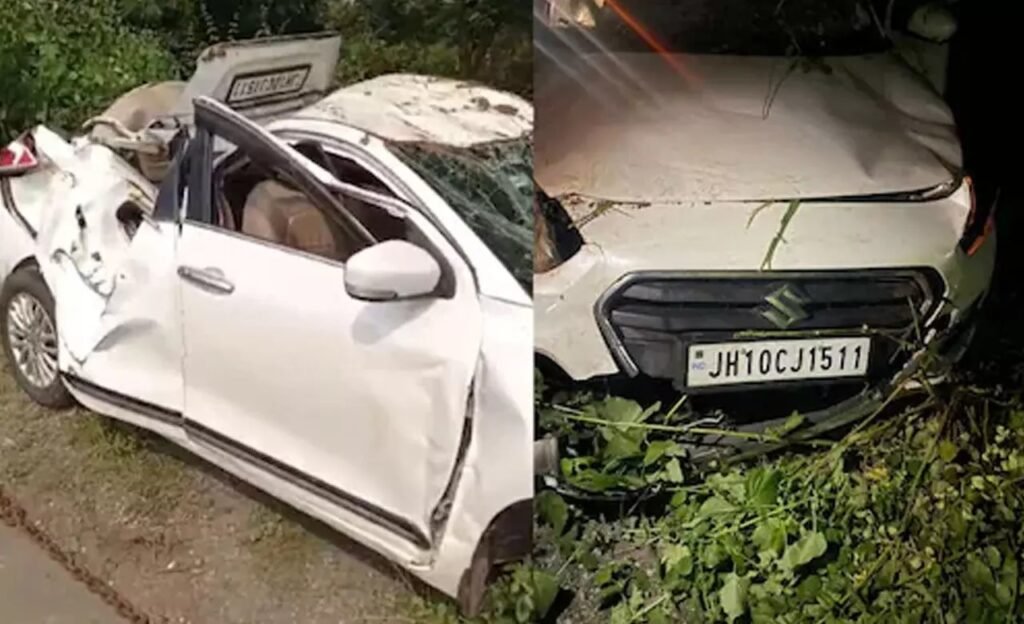 National Highway-53 : महासमुंद में दर्दनाक सड़क हादसा…! गाय को बचाने के चक्कर में पलटी कार…महिला और बच्ची सहित 3 की मौत