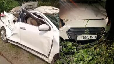 National Highway-53: Tragic road accident in Mahasamund...! Car overturns while trying to save a cow... 3 dead, including a woman and a child.