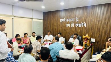Rural MLA: MLA Motilal Sahu held a review meeting to improve the situation in Zone 9 before Diwali...! Instructions were given to prepare a proposal for a new water tank in Saddu to resolve the drinking water crisis.