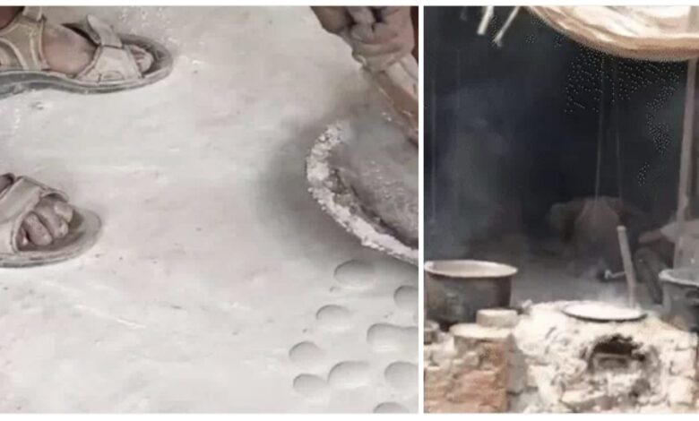 Messing with Faith: The secret of making sweets in Bilaspur has been exposed! Diwali offerings are being made in filth... syrup is being poured while wearing slippers... faith is being tampered with.