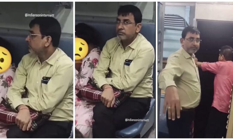 Molestation of a Minor: Parents of daughters should be cautious during train journeys! A middle-aged man attempted to touch the girl... If you don't believe it, watch the video here.
