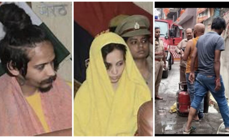 Cylinder Fire: Fire breaks out in the house of Muskan, accused in Saurabh murder case...father throws burning cylinder outside