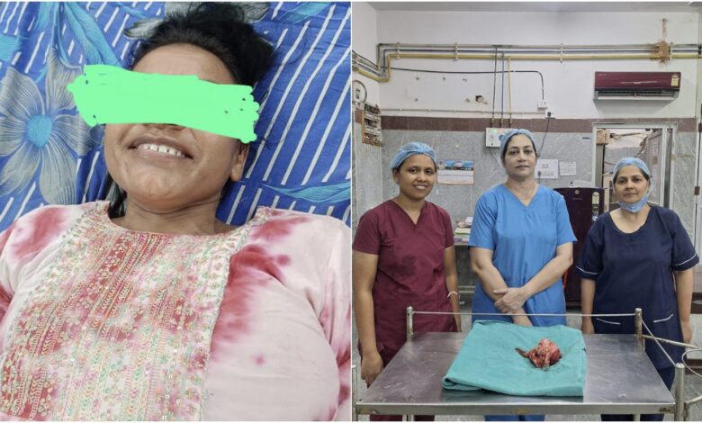 CIMS Bilaspur: A woman suffering from polio and spinal deformity underwent successful surgery after being refused by several hospitals.