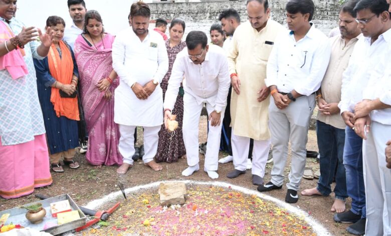 Development Work: Launch of large scale development works for Raipur Rural Assembly Constituency