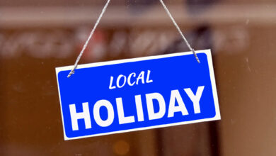Local Holidays: Changes to local holidays! The holiday will now be on December 10th instead of October 21st... See the order copy here.
