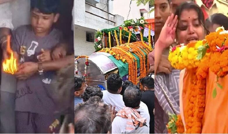 Martyred ASP: The wife of martyred ASP Akash Rao Girpunje has been appointed as DSP! The state government has issued an order...see where she received the posting.