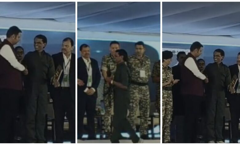 Maoist leader: A gun in his hand, a peaceful face, and a historic moment of surrender! Bhupati, the top leader of the Maoist war strategy, surrendered with a smile... Watch the video of that moment here.
