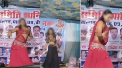 Chhath Mahaparva: Obscene dance caused a stir during the Chhath Mahaparva...! People in Raipur Birgaon lashed out at the organizing committee... watch the video here