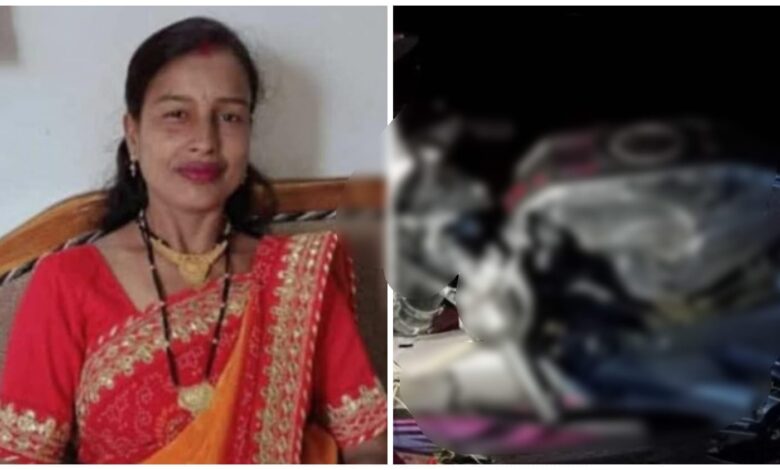 Death in a Road Accident: The day after Diwali, former councilor Rakhi Sao died in a road accident in Jagdalpur... family in turmoil.