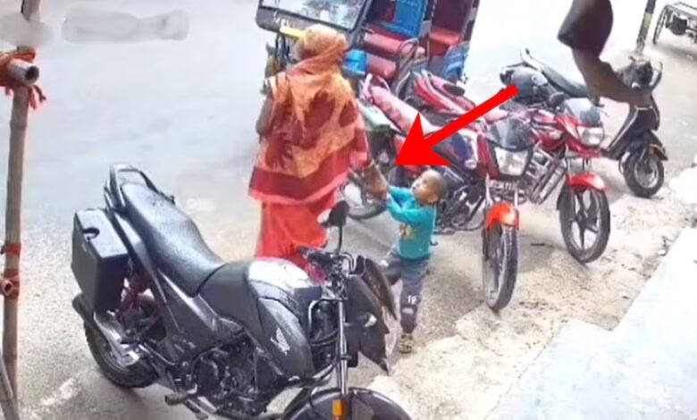 Viral Brave Child: A child's presence of mind averted a major tragedy! Mother and child saved from falling high-tension wire... Watch the video here to see how the child saved his and his mother's lives.