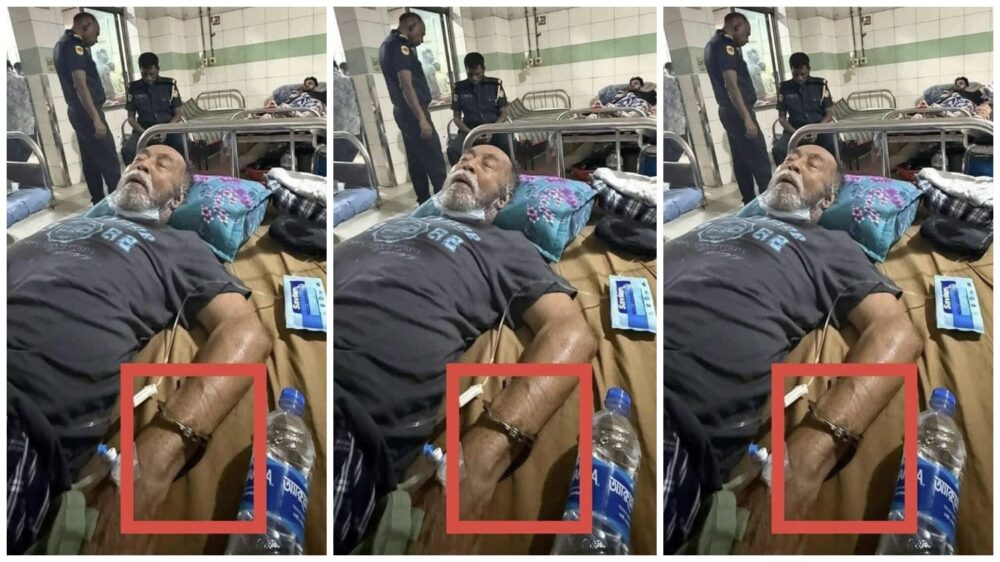 Freedom Fighter's tragic death...! Video of death shackled to a hospital bed goes viral... serious allegations against the government