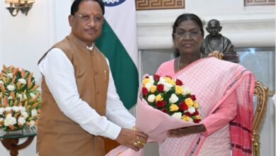 Courtesy Meet: Chief Minister Vishnudev Sai paid a courtesy call on President Draupadi Murmu in New Delhi