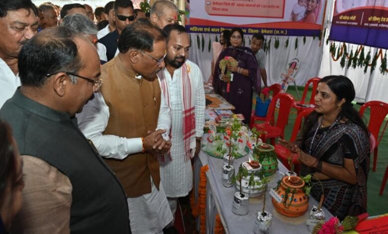 CM Vishnu: Our government is committed to the all-round development of Chhattisgarh, Bemetara district gets the gift of development works worth Rs 140.96 crore.
