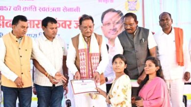 CM Vishnu: Education is the only way for the progress and development of the society, Chief Minister Vishnu attended the conference of Kanwar community in Katghora and the death anniversary celebration of brave martyr Sitaram Kanwar.