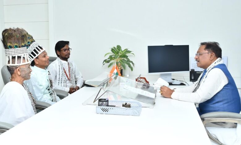 Courtesy Meet: Representatives of All India Ramnami Mahasabha paid a courtesy visit to Chief Minister Sai