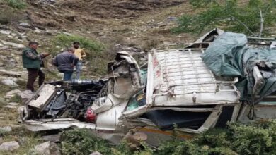 Major Accident: A heartbreaking accident! A pickup full of devotees falls into a ditch, killing 8. The area is in mourning. Overloading and gross negligence caused the major accident.
