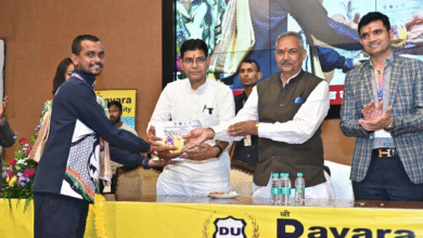 International Yoga Workshop: Echo of Indian culture in International Yoga Workshop, message of 'One Earth, One Health' - India towards world welfare through Yoga - Revenue Minister Tank Ram Verma