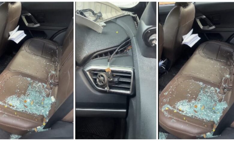 Gaurishankar Shrivas: Big news from the capital Raipur...! Theft from a BJP leader's car... Thieves made off with the DVR and documents, along with a Diwali gift pack... Watch the video here
