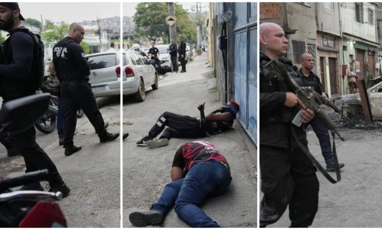 Operation Rio Pacificado: Big news...the biggest encounter in history! The bodies of 64 criminals lie scattered in the streets...the entire nation is shaken by the police action.