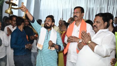 MLA Motilal Sahu participated in Chhath Puja at Gajraj Dam... wishing for the prosperity of the state.