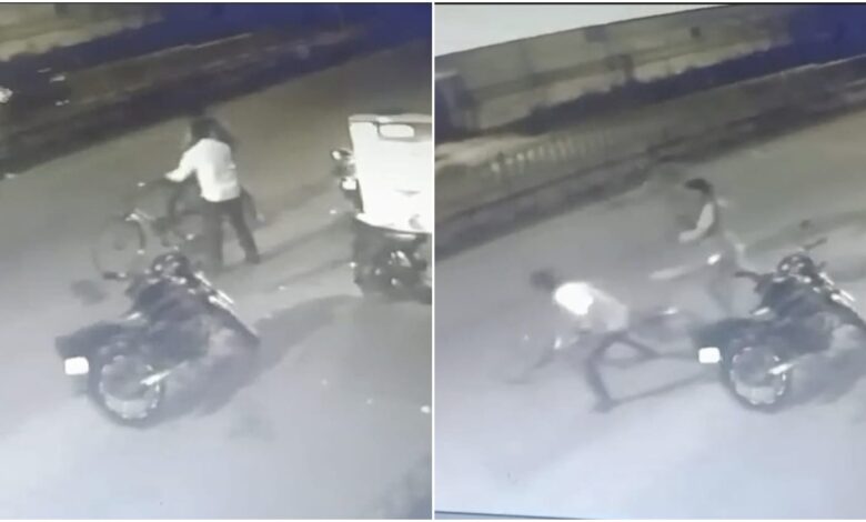 Terror: Don't leave your home late at night! Criminals terrorize Raipur! Young man on a bicycle attacked... somehow he saved his life? Watch the video here.