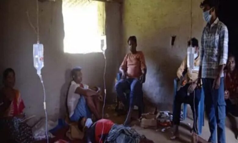 Food poisoning: Five people died after a thirteenth-day feast in Narayanpur, including a two-month-old girl.