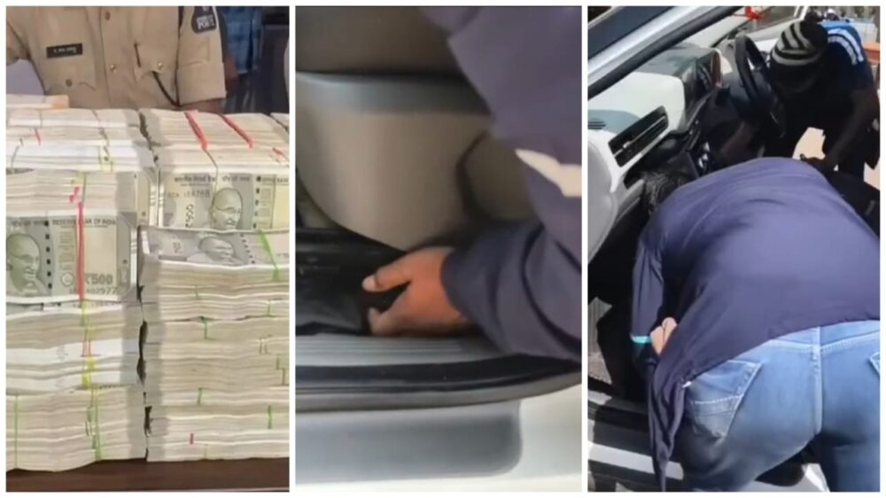 Cash worth crores seized: Over 3 crore rupees in cash seized in Balod...! Cash hidden in secret lockers under seats... Two suspects detained... Watch the video here