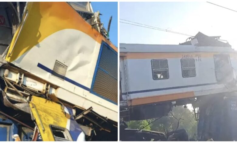 Major Railway Accident: A major train accident in Chhattisgarh...! A passenger train collided with a freight train near Bilaspur... 6 dead, a dozen injured... See the helpline number here.