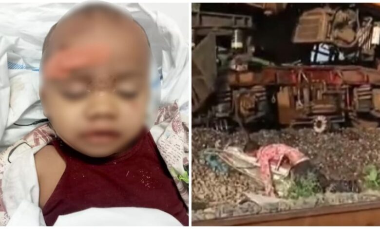 BSP Train Accident Update: 11 killed in Bilaspur train accident! An injured child was found among the debris... No trace of his parents... Watch the video here.